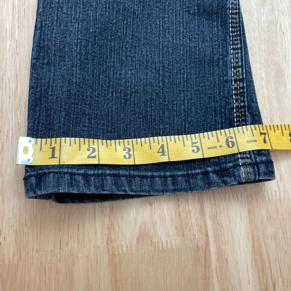 Saab Jeans Co Girls Blue Denim Rhinestone Sparkle Pocket Jeans Size‎ 5/6